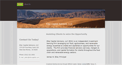 Desktop Screenshot of eilercapital.com