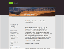 Tablet Screenshot of eilercapital.com